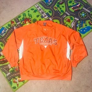 Texas Longhorns Mens XL Vneck windbreaker football
